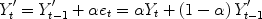 2 where is the smoothing constant value used 0 1 and e t is the forecast - photo 3