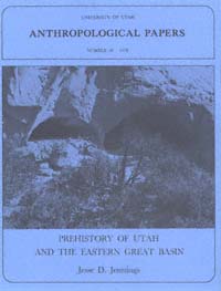 title Prehistory of Utah and the Eastern Great Basin Anthropological - photo 1