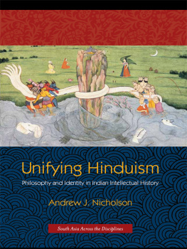 Nicholson Unifying Hinduism: Philosophy and Identity in Indian Intellectual History