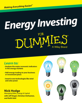 Nick Hodge Energy Investing For Dummies