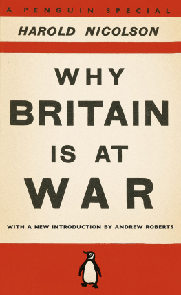 Nicolson Why Britain is at War