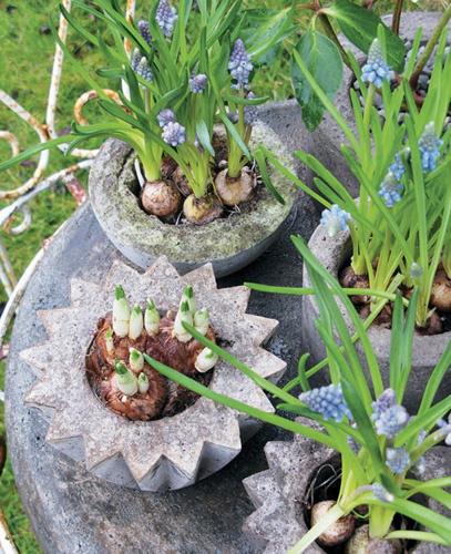 Timeless pots Concrete pots are beautiful all year round They look fantastic - photo 9