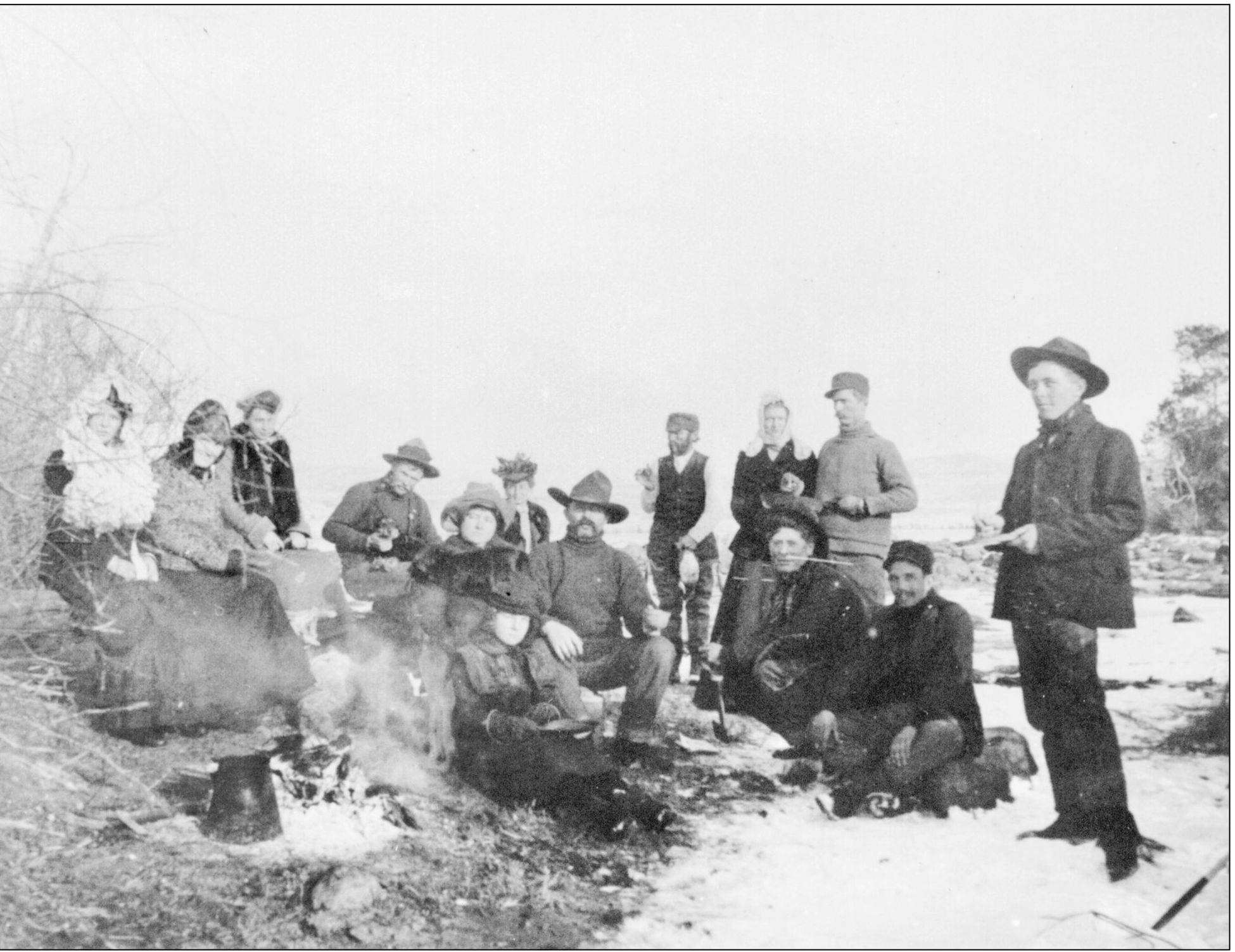 Fremont Lake was a popular gathering place year-round This group of Pinedale - photo 11