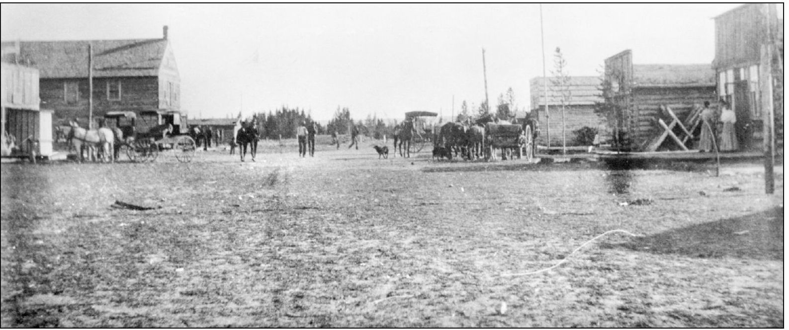 This early photograph of Pinedale looks south down Franklin Avenue in 1906 - photo 13