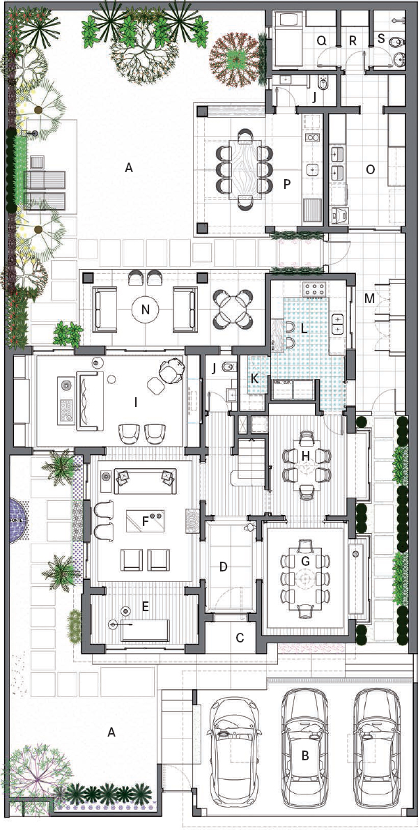 Floor plan A Garden B Garage C Entry porch D Entry - photo 3