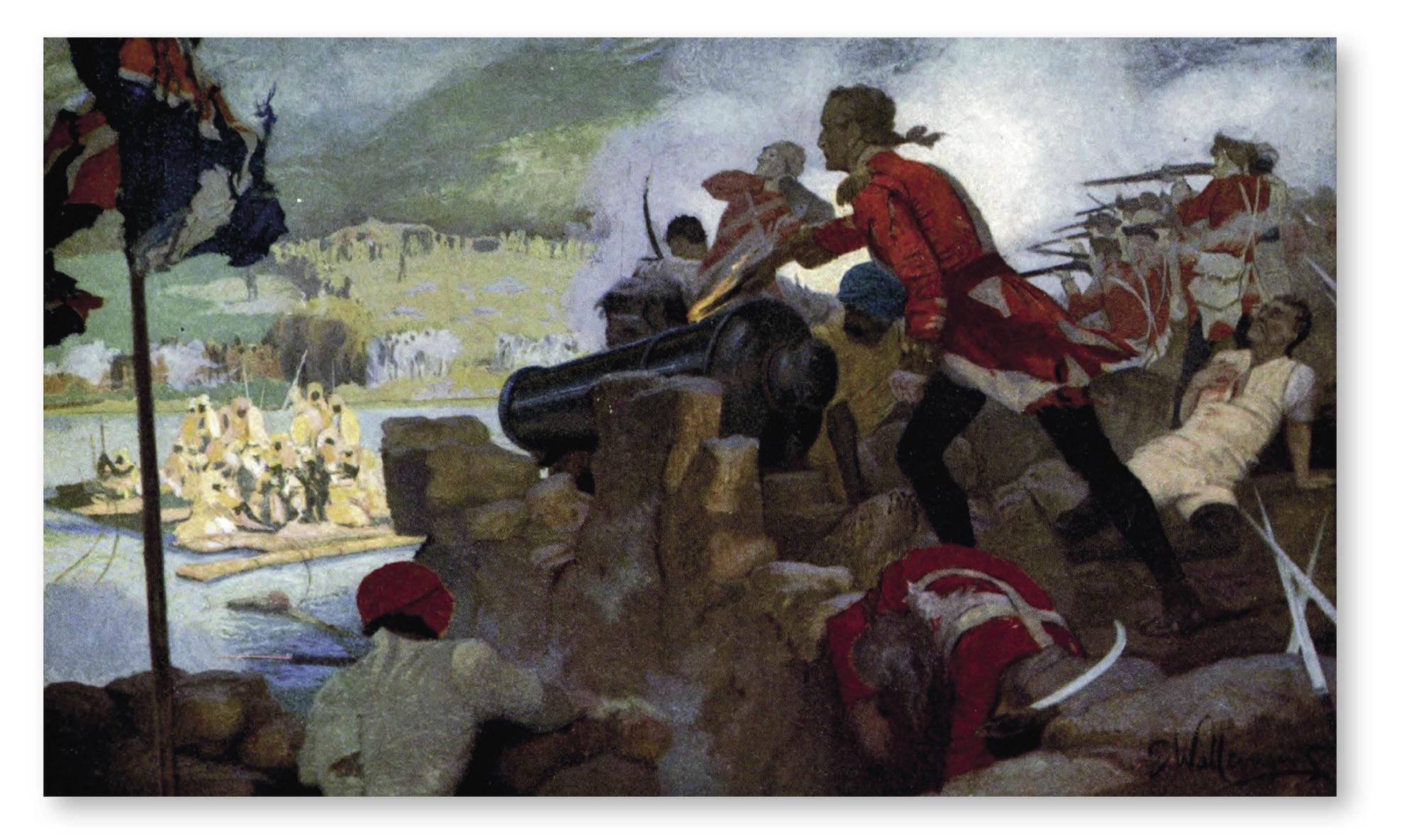 Under military commanders like Robert Clive depicted here at the Siege of - photo 4