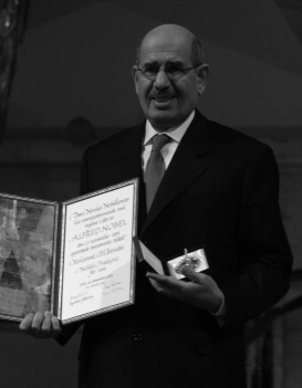 Mohamed ElBaradei co-winner in 2005 with the outfit he directed the - photo 12