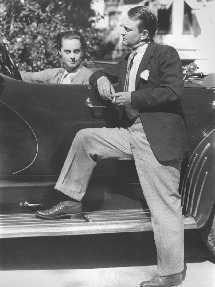 Dorothy and Shep pose with their beloved Packard Roadster circa late 1920s - photo 4