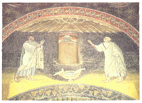 Apostles in Veneration The Archangel Gabriel c 861 mosaic on arch of north - photo 14