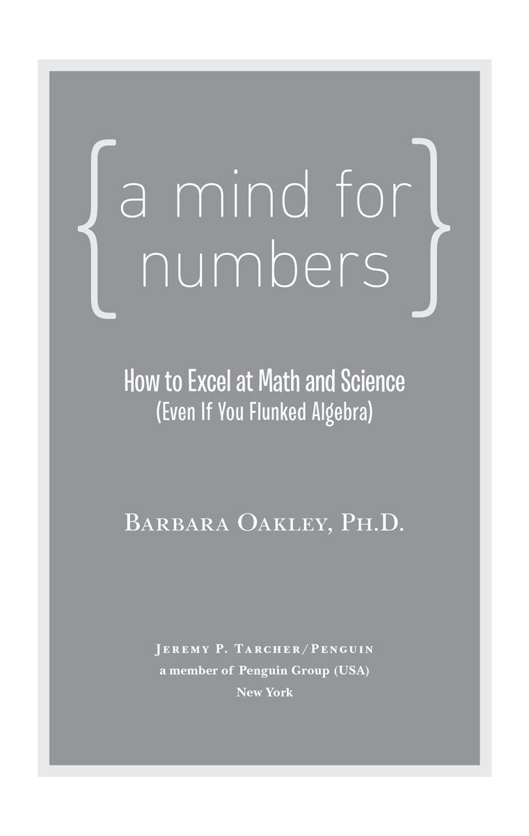 A mind for numbers how to excel at math and science even if you flunked algebra - image 2