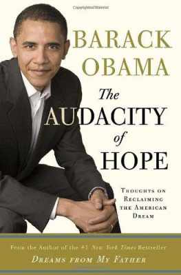 Obama - The Audacity of Hope