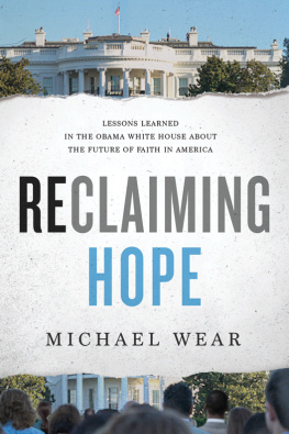 Obama Barack - Reclaiming hope: lessons learned in the Obama White House about the future of faith in America