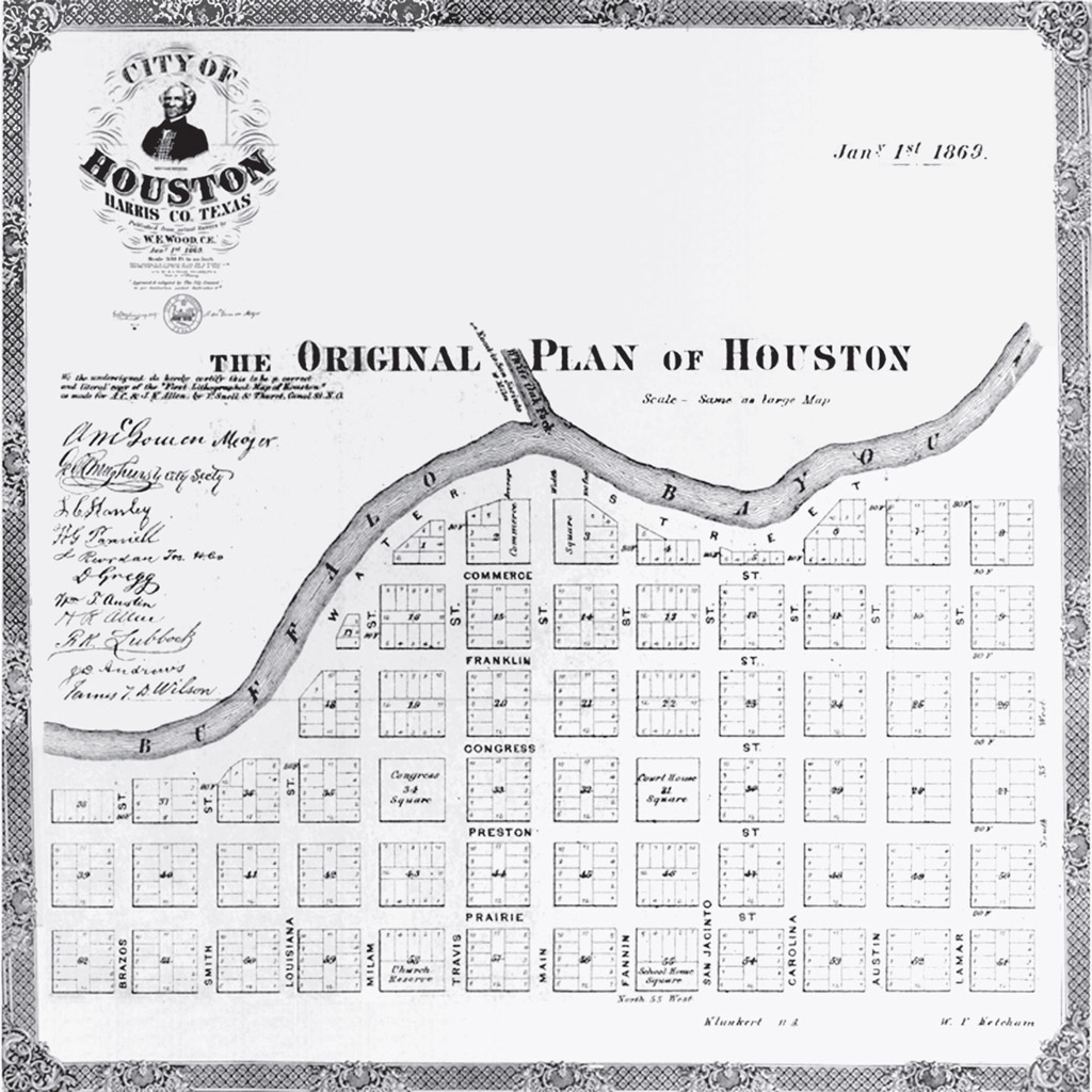 Original plan for the city of Houston ad 1863 WHY CITIES A s an - photo 4