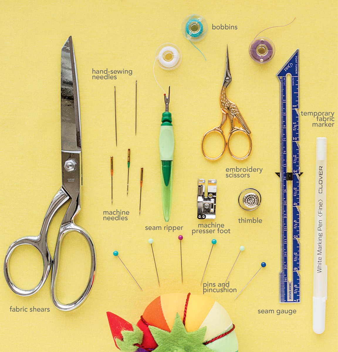 Bobbins Make sure you are using the right type and size bobbin for your sewing - photo 6