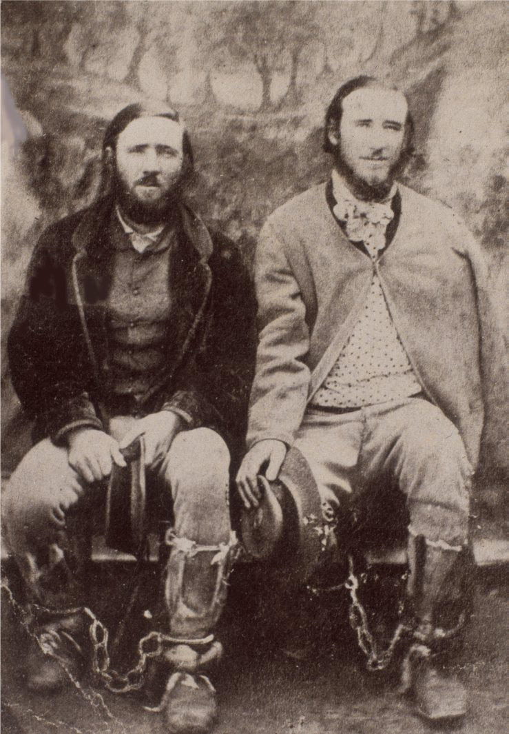 Thomas and John Clarke posed for a series of photographs in Braidwood Gaol - photo 1