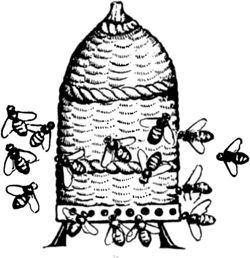 A classic medieval image of a wholly benevolent beehive from the - photo 4