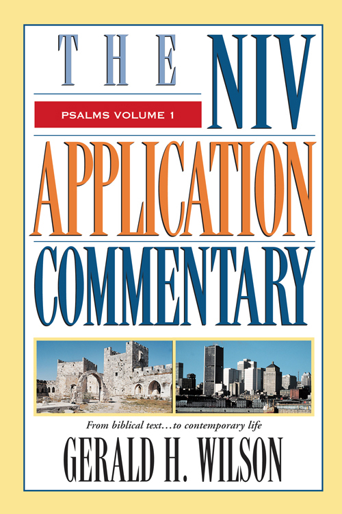 Psalms Volume 1 from biblical text to contemporary life - image 1