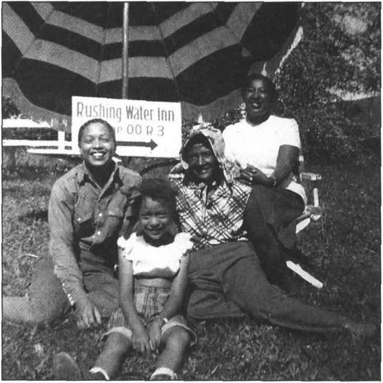 My sister Mary me Daisy and my mother in Strawberry Park Out my kitchen - photo 1