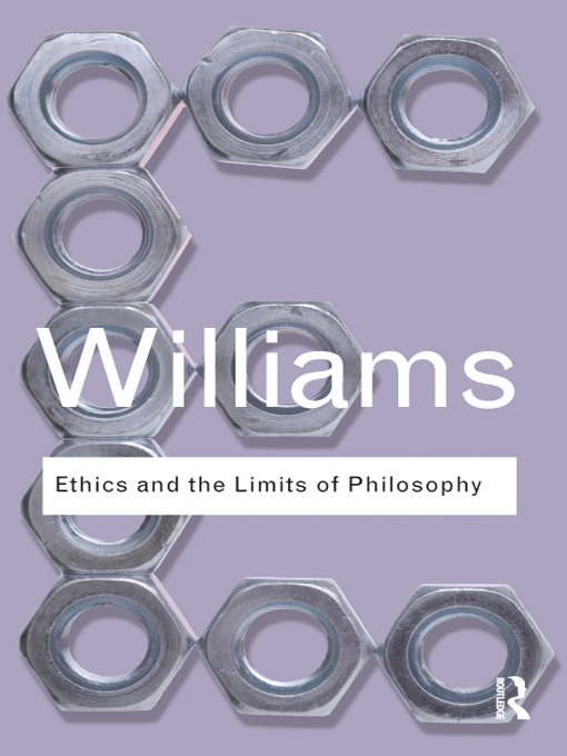 Ethics and the Limits of Philosophy P OSTSCRIPT There are two tensions to - photo 1