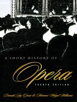 Williams Hermine Weigel A Short History of Opera