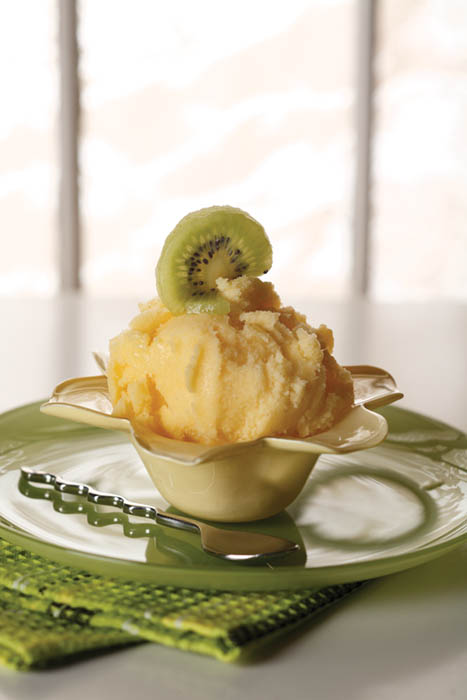 Green Cuisine Tip Instead of serving it in a bowl serve Sunshine Sorbet in - photo 5