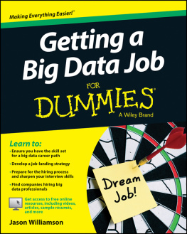 Williamson - Getting a Big Data Job For Dummies