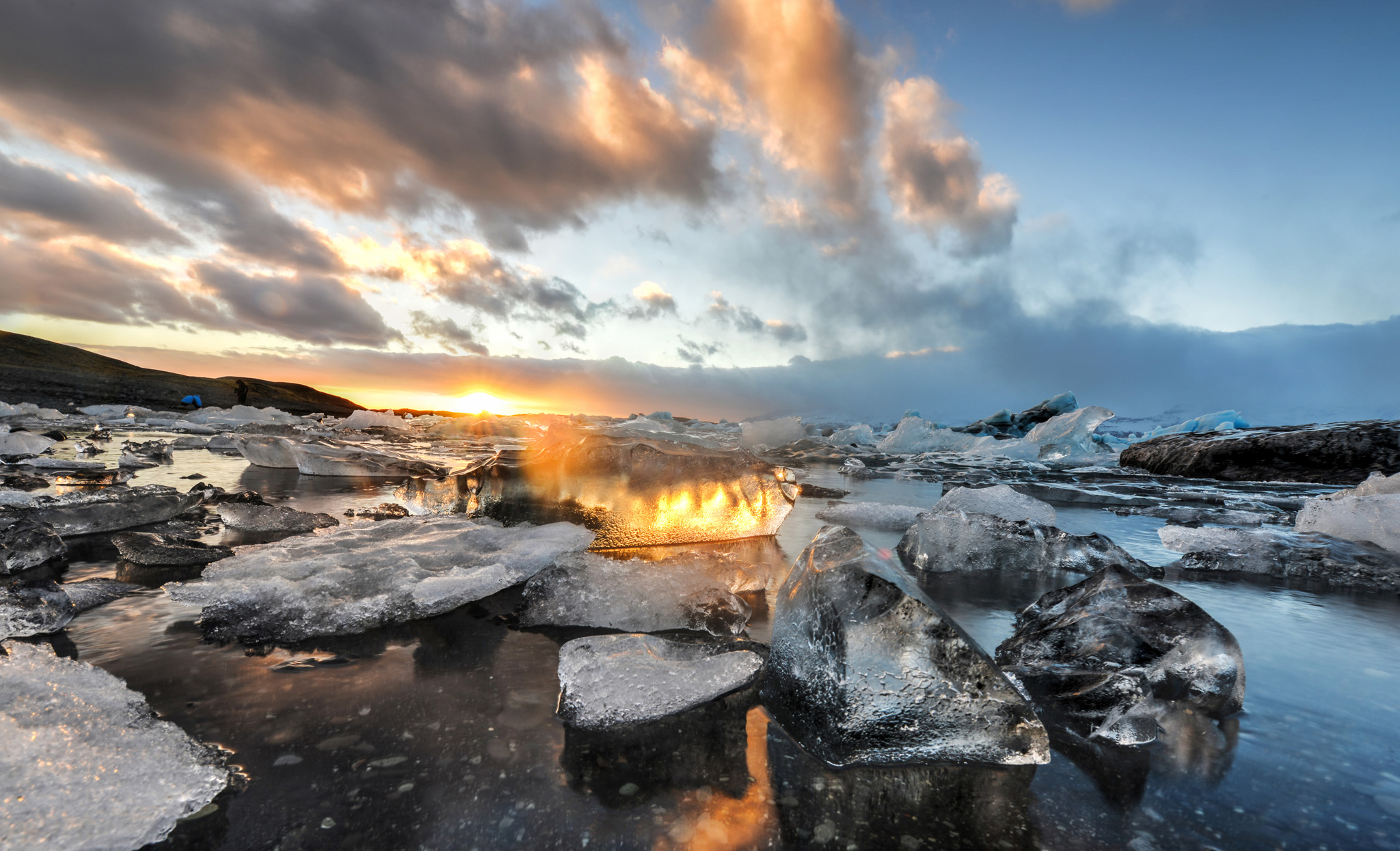 Jkulsrln lagoon at sunset Top 10 Iceland Highlights 1 2 3 4 - photo 8