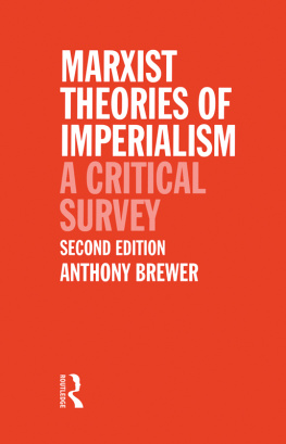 Tony Brewer Marxist Theories of Imperialism