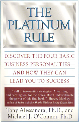 OConnor Michael J. - The platinum rule: discover the four basic business personalities and how they can lead you to success