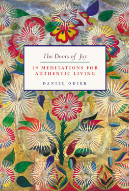 Odier - Doors of joy: 19 meditations for authentic living