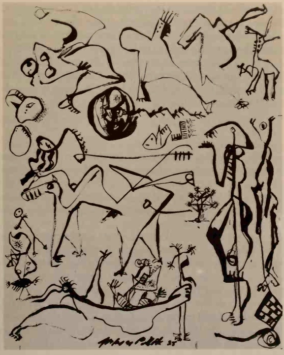 Drawing 1938 Ink on paper 17 78 x 13 78 Collection Lee Krasner Pollock - photo 4