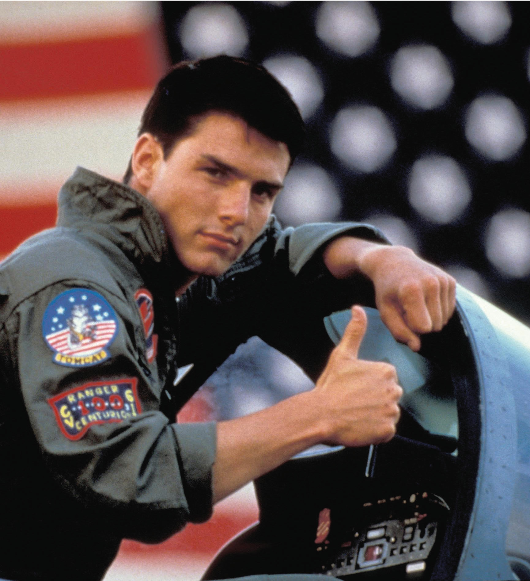 In his role as the cocksure fighter pilot Maverick Tom Cruise gave the 1980s - photo 1