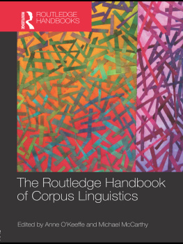 OKeeffe Anne - The Routledge Handbook of Corpus Linguistics