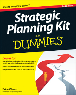 Olsen - Strategic Planning Kit For Dummies®