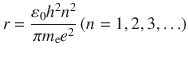 16 As orbit radius depends on integer n it is found that orbit radius - photo 8