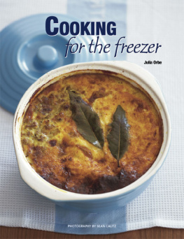 Orbe - Cooking for the Freezer