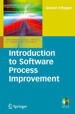 ORegan - Introduction to Software Process Improvement