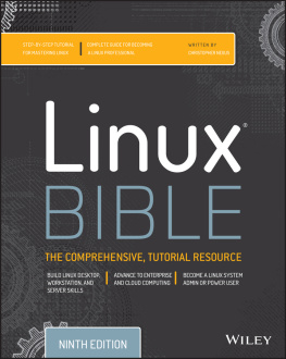 Christopher Negus - linux bible Nineth Edition