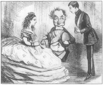 The Prince of Wales is introduced to Cousin Columbia by Lord Punch in a cartoon - photo 7