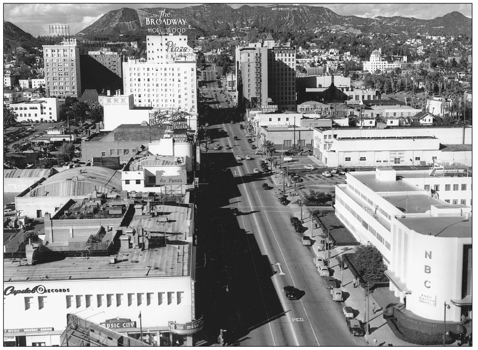 SUNSET BOULEVARD AND VINE STREET 1949 By 1949 NBC Radio Studios were located - photo 3