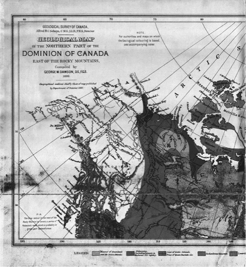 Geological Map of the Northern Part of the Dominion of Canada East of the - photo 5