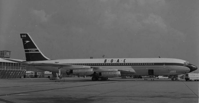 Boeing 707 Whisky Echo in its old livery The two over-wing exits are beneath - photo 13