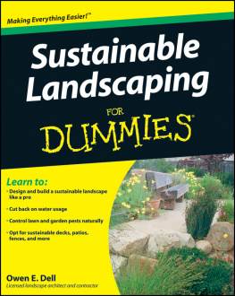 Owen E. Dell - Sustainable Landscaping For Dummies