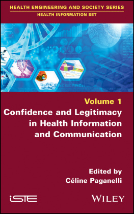 Paganelli - Confidence and Legitimacy in Health Information and Communication