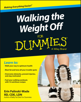 Palinski-Wade Walking the Weight Off For Dummies