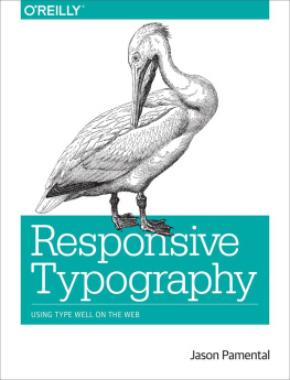 Pamental - Responsive typography: Using type well on the web