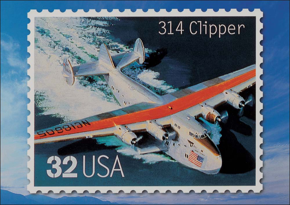 The US Postal Service issued a series of classic American aircraft stamps in - photo 2