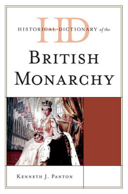 Panton Historical Dictionary of the British Monarchy