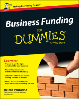 Panzarino Business Funding for Dummies