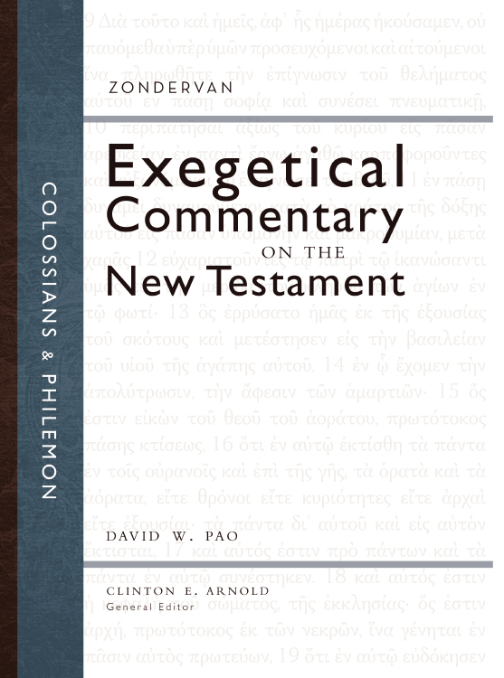 Zondervan Exegetical Commentary Series New Testament Editorial Board General - photo 1